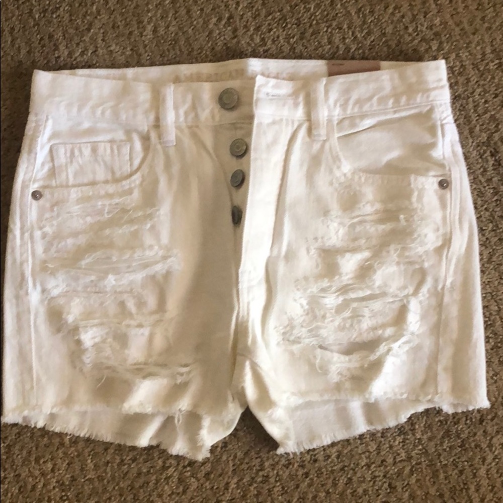 American Eagle Boyfriend Denim Cut Off Shorts